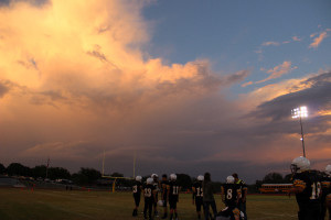 HONORABLE MENTION: BLANKET I.S.D. STUDENT: Skylar Chasteen “The Coming Clash in weather and football”
